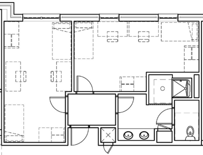 Dominican Double Floor plan example